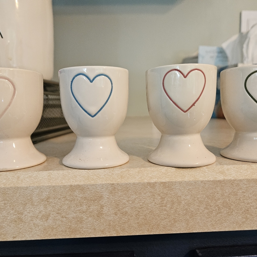 Rae Dunn egg cups